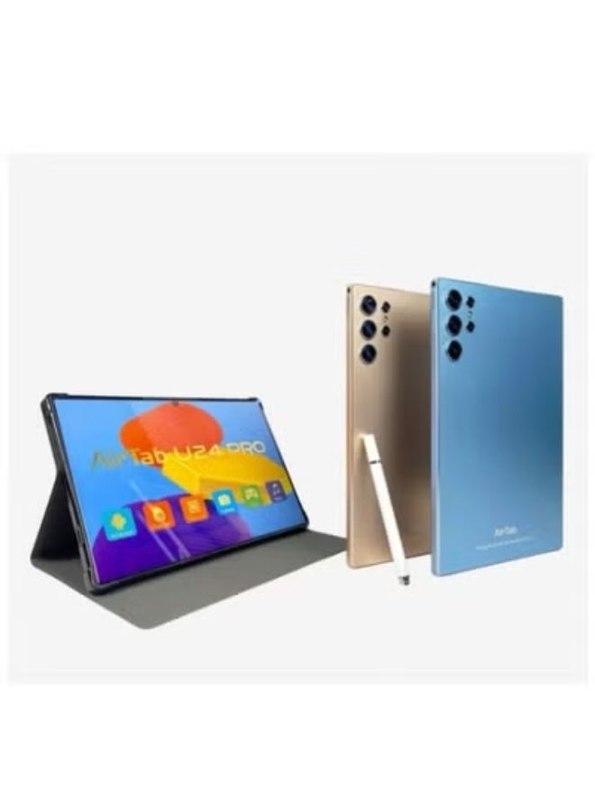 AIR TAB تابلت ذكي U24 برو بحجم 10.1 بوصة FHD | 16 جيجابايت RAM + 1 تيرابايت تخزين | تابلت أندرويد مع لوحة مفاتيح عربية | تصميم متعدد الألوان | عمر بطارية طويل للدراسة، العمل المكتبي والترفيه - Image 1